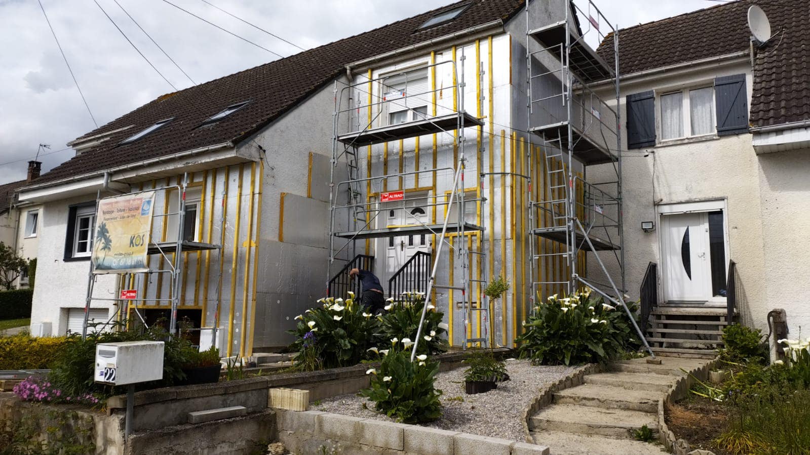 Rénovation globale en cours à racquinghem